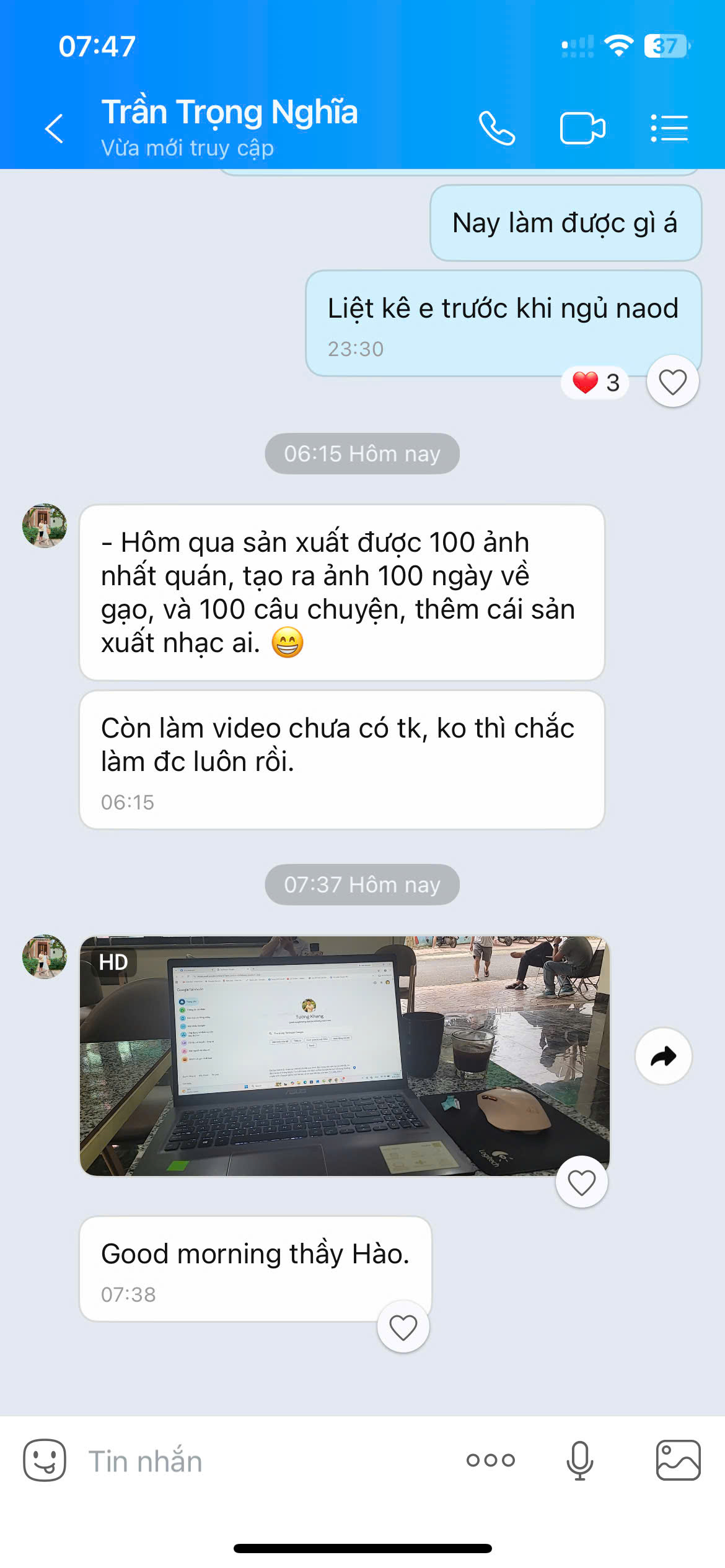 Học viên sản xuất 100 ảnh nhất quán