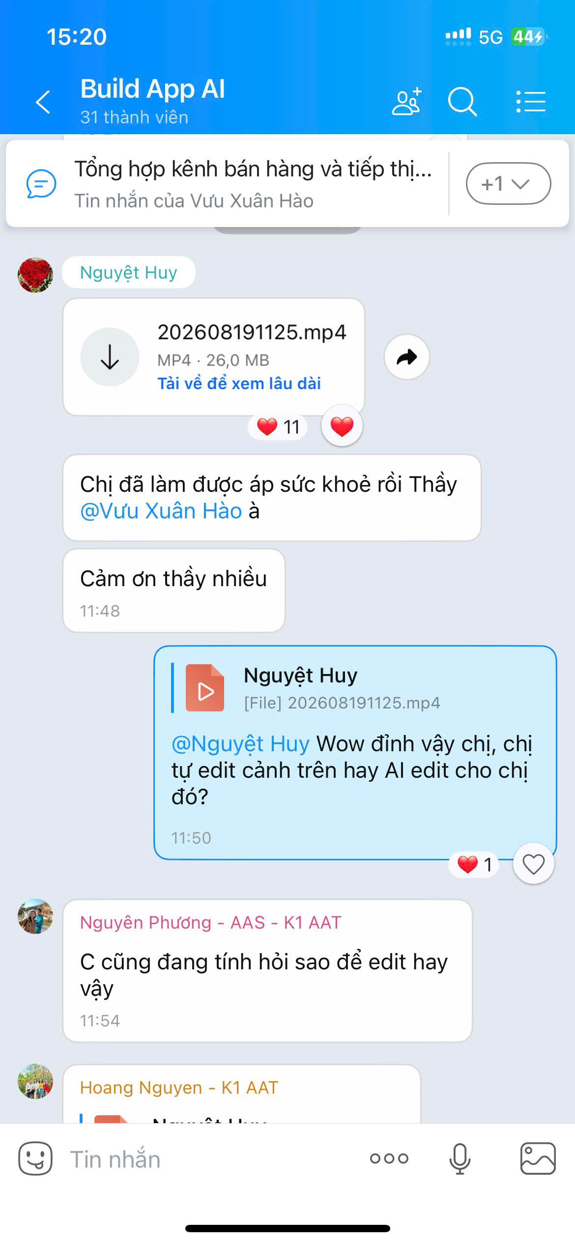 Học viên làm được app sức khỏe